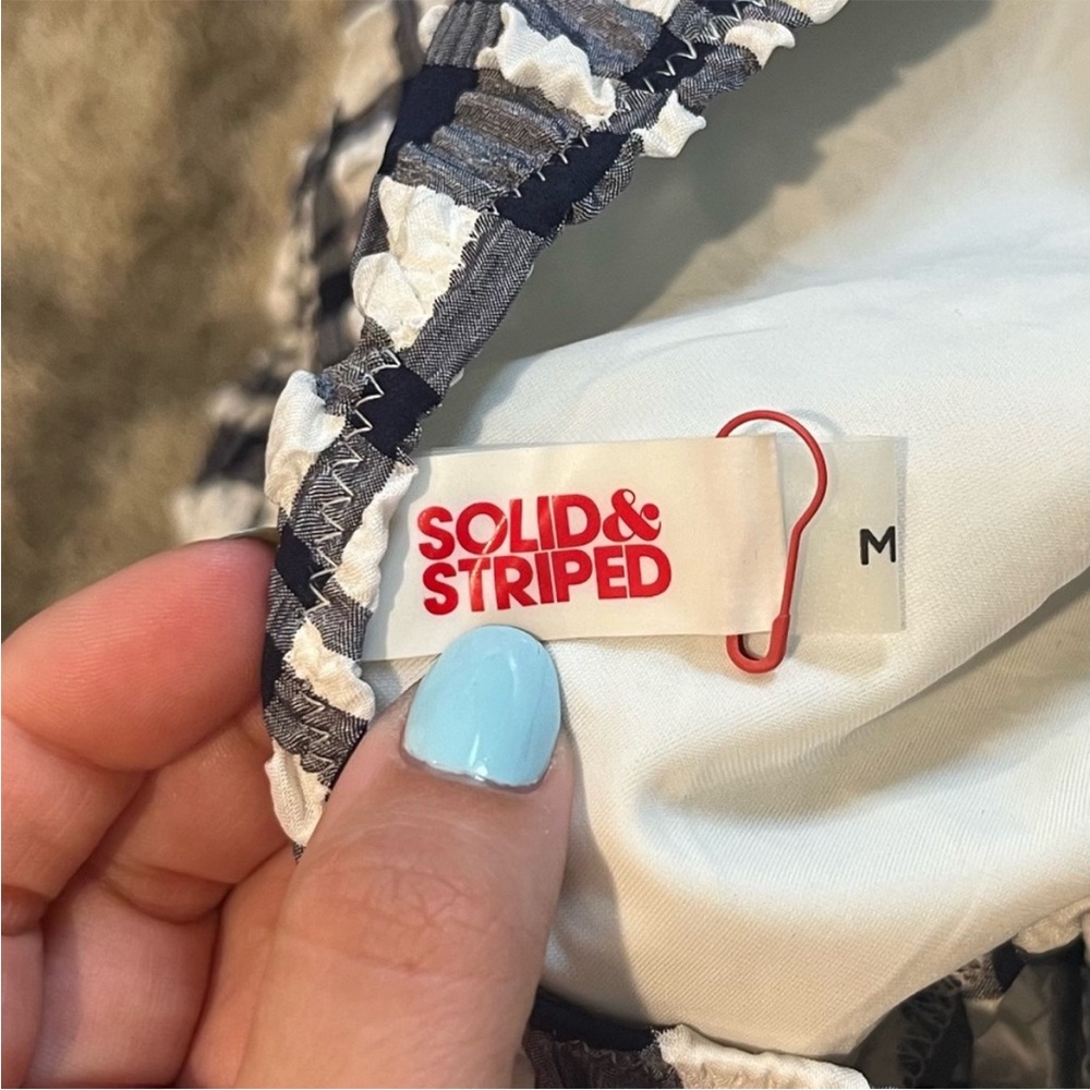 NWOT Solid & Striped The Juliana One Piece in Puckered Madras - Picture 10 of 13